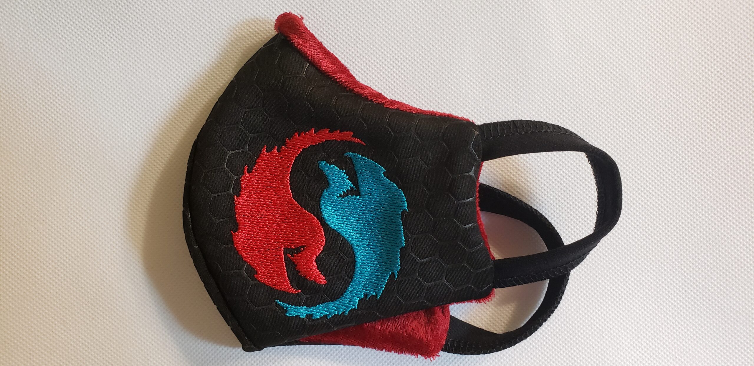 Ying Yang Dragons Mask